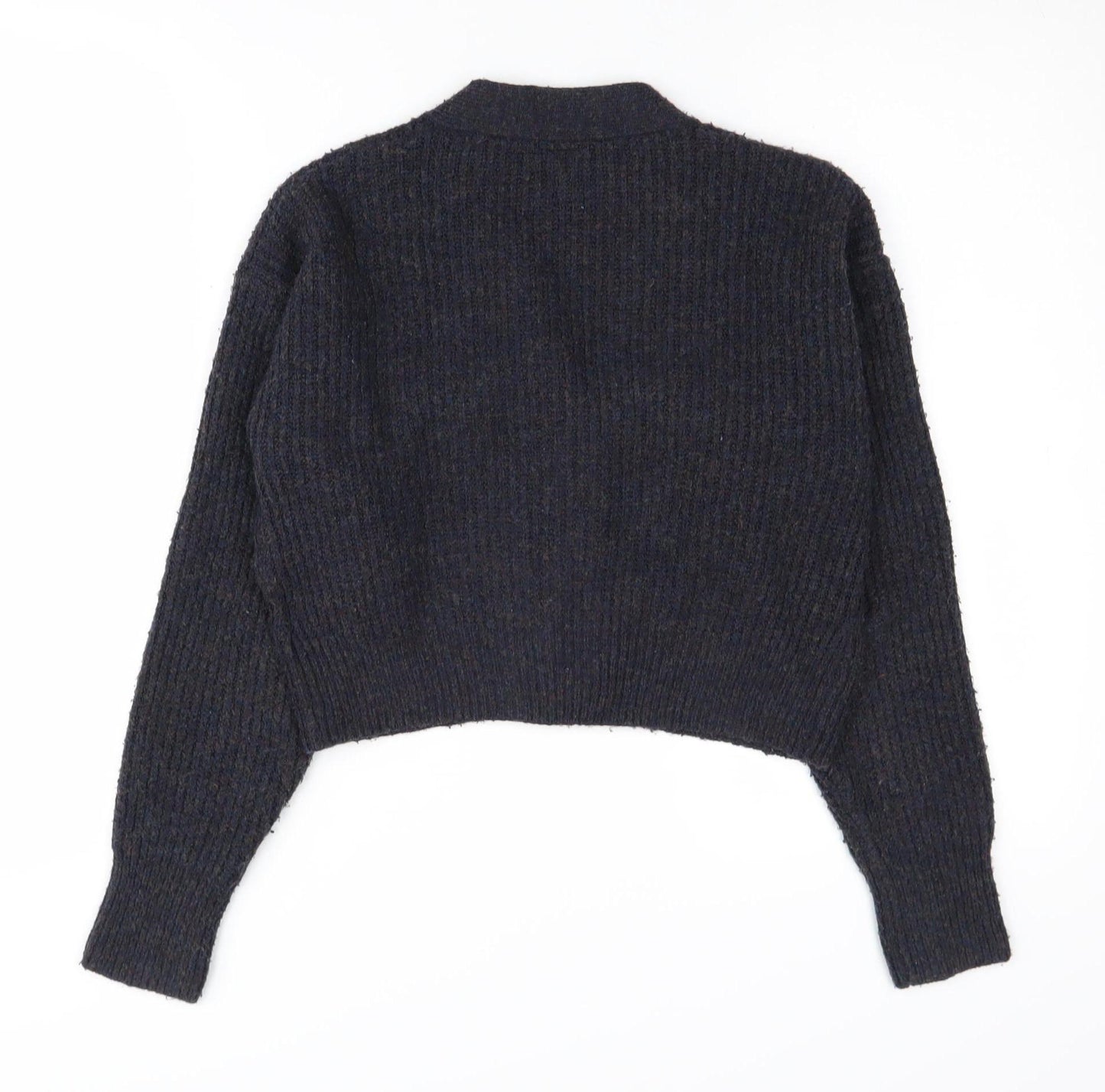 Urban Outfitters Women's Black Cardigan, Size S, Chunky-Knit