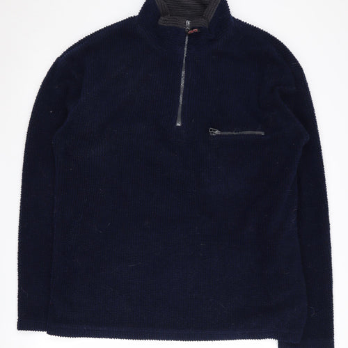 Hardwear Apparel Blue Henley Men's Large