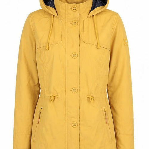 Maine New England Women's Yellow Water-Resistant Jacket Size 10