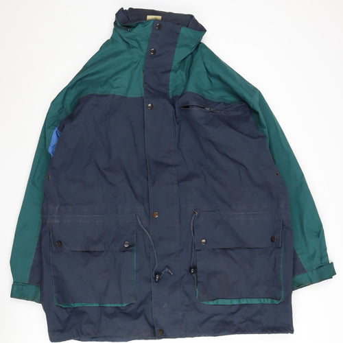 Premier Man Green Anorak Jacket L Men’s Hooded