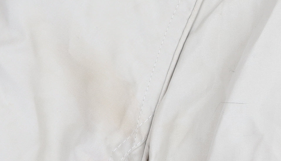 Eisenegger Women's Beige Hooded Parka Jacket Size 14