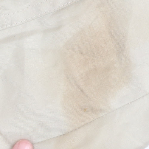 Eisenegger Women's Beige Hooded Parka Jacket Size 14