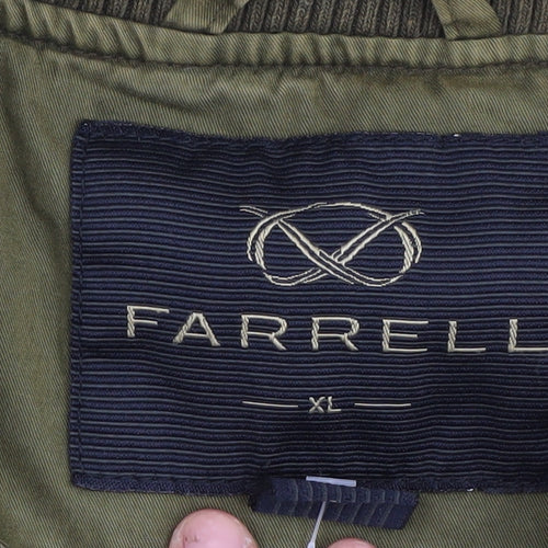 Farrell Men's XL Green Bomber Jacket Casual