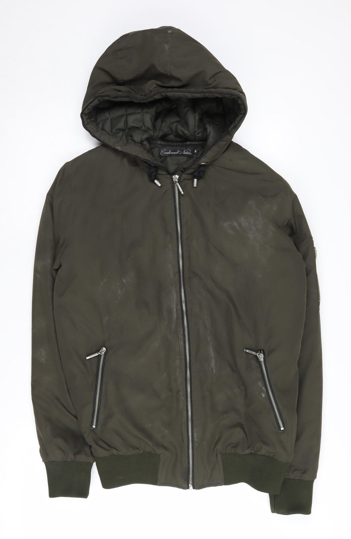 Condemned Nation Men's Green Bomber Jacket M