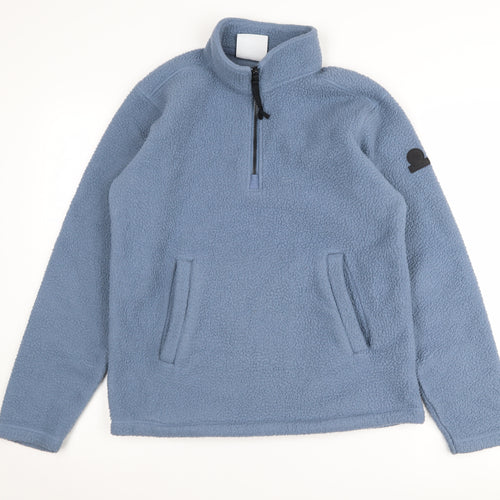 TOG24 Women's Blue Fleece Pullover Sweatshirt Size 10