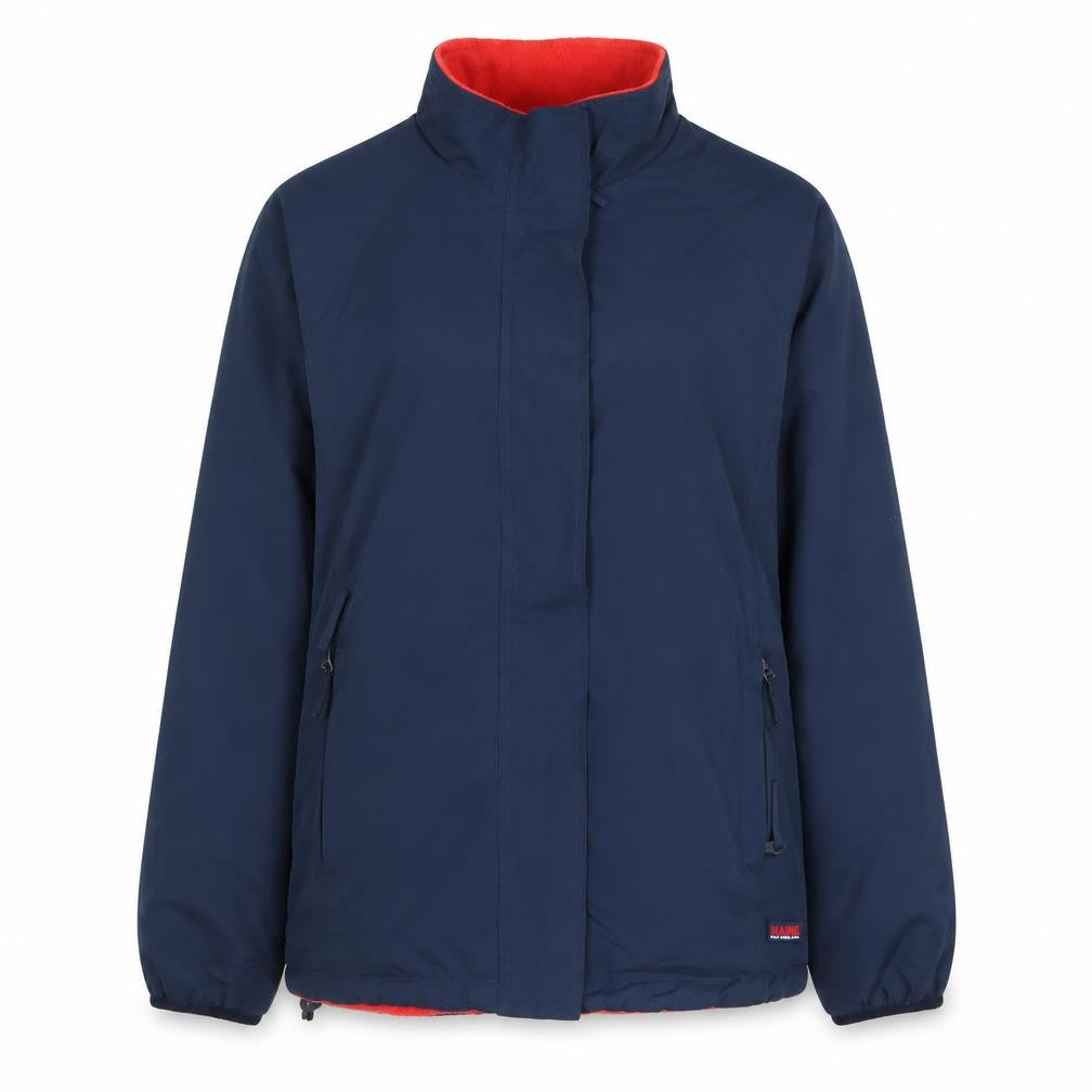 Front view of Maine New England Women's Blue, size 12, Parka Jacket Zip