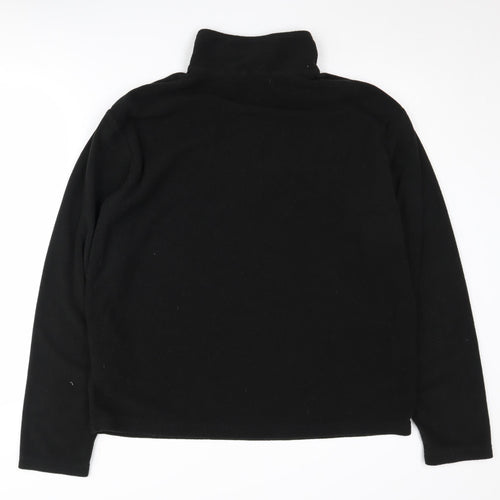 Regatta Men's Black 1/4 Zip Fleece Sweatshirt L