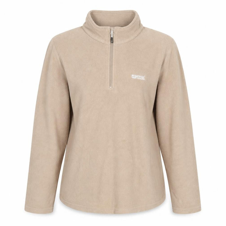 Regatta Women's Beige Fleece Pullover Sweatshirt, Size 12