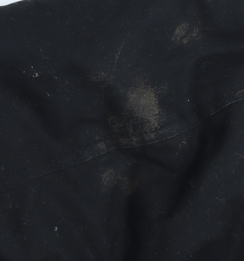 ASOS Men's Black Parka Jacket L Hooded Warm Winter Coat