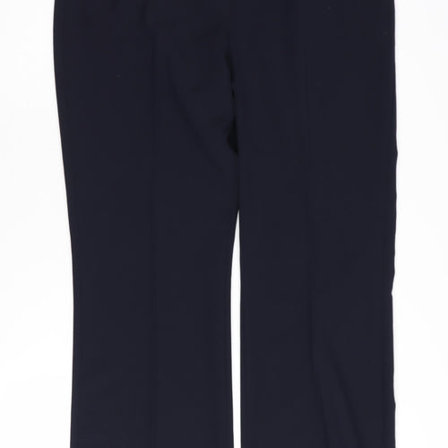 Marks and Spencer Women's Black Trousers, Size 14, Tall, Regular Fit