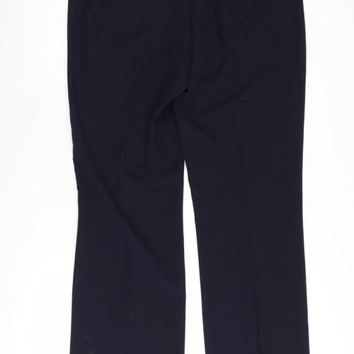 Marks and Spencer Women's Black Trousers, Size 14, Tall, Regular Fit