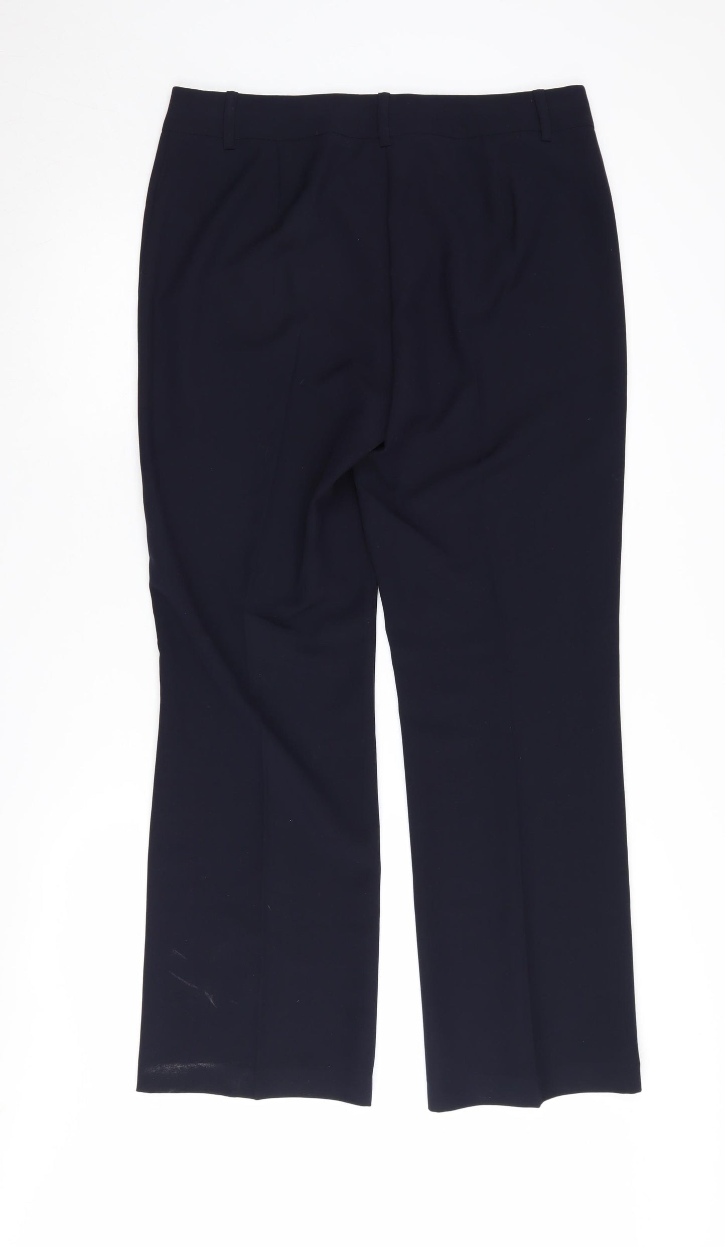 Marks and Spencer Women's Black Trousers, Size 14, Tall, Regular Fit