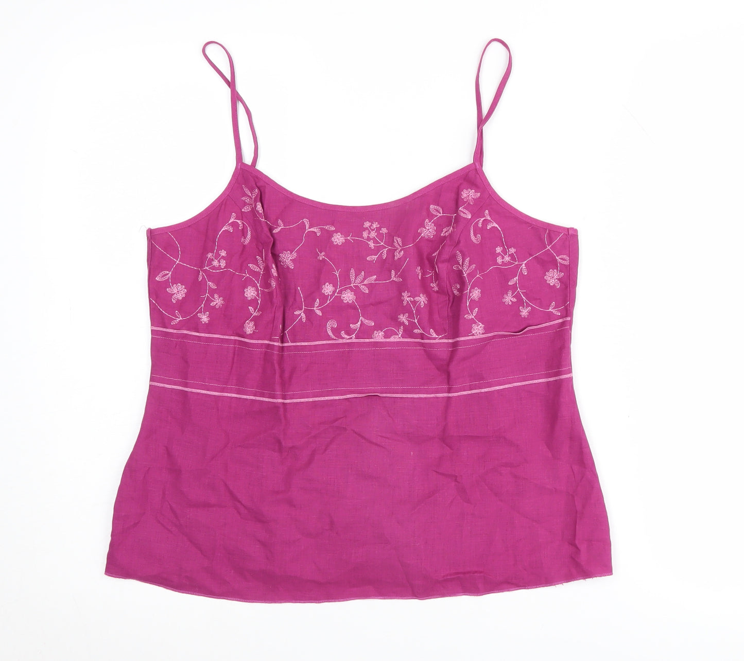Marks and Spencer Women's Pink Camisole Tank Top Size 14
