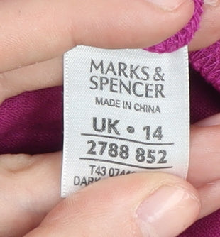 Marks and Spencer Women's Pink Camisole Tank Top Size 14
