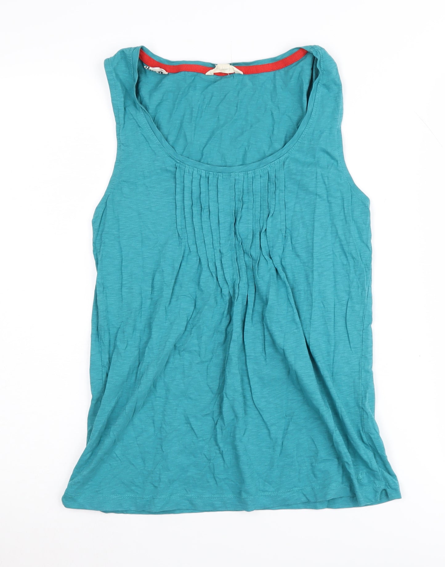 White Stuff Women's Blue Tank Top UK 10 Summer