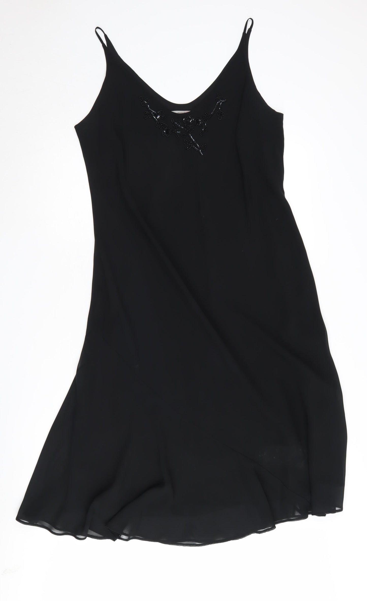 Marks and Spencer Black Slip Dress Women’s 16