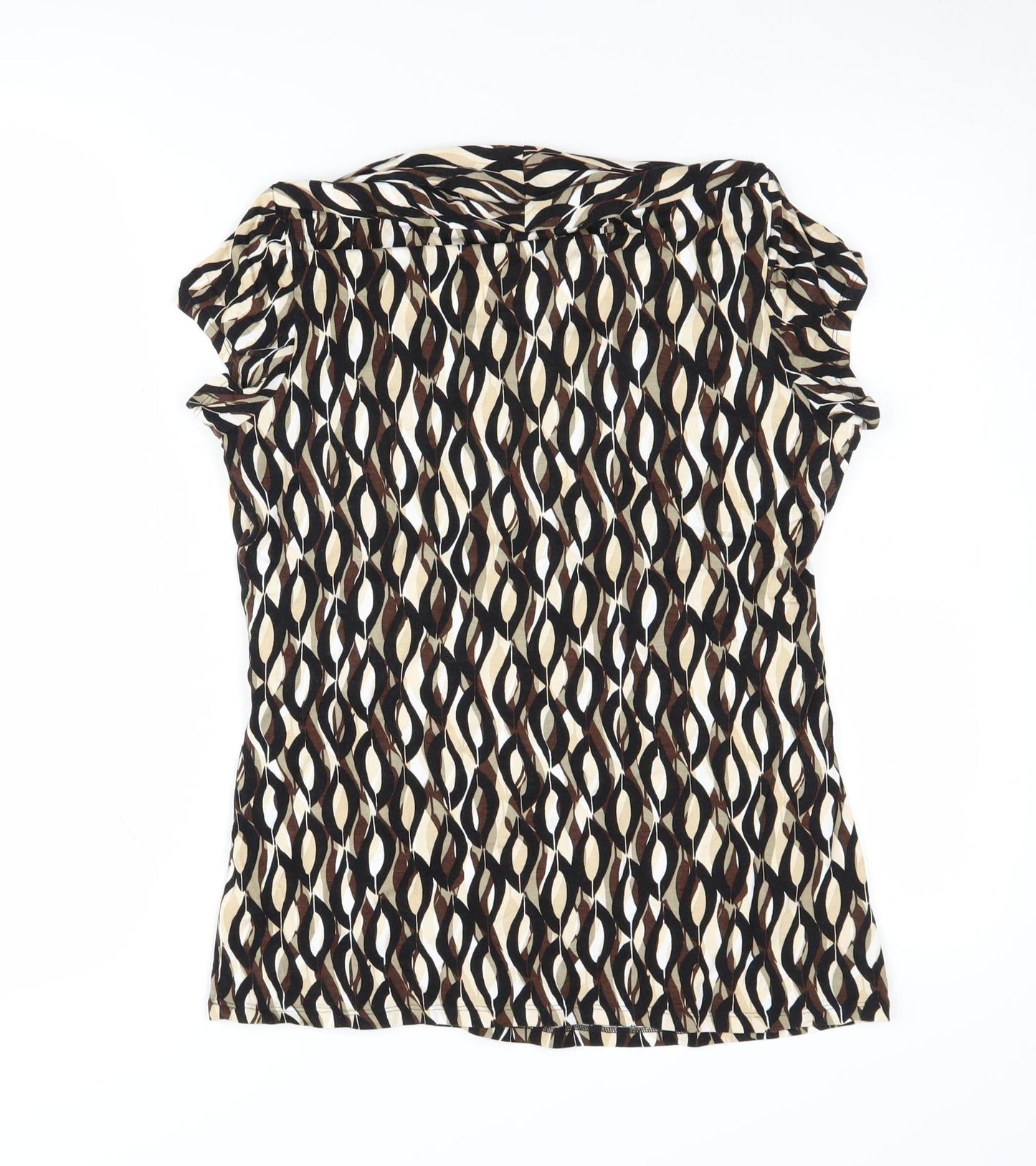 Marks and Spencer Women's Multicoloured Geometric Blouse, Size 16