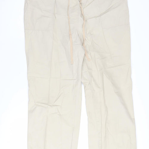 Marks and Spencer Women's Beige Cargo Trousers Size 18