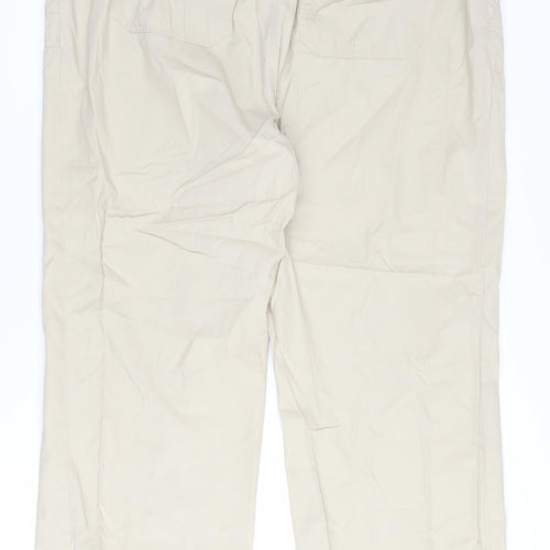 Marks and Spencer Women's Beige Cargo Trousers Size 18