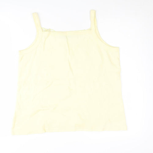 Berketex Women's Yellow Cotton Camisole, Size 18
