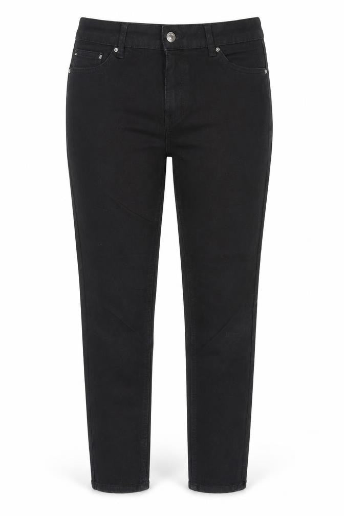 Front view of Women's Black Denim 365 Jeans, size 12, Excellent Condition