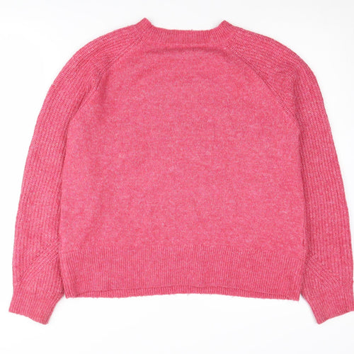 Marks and Spencer Women's Pink Pullover Jumper M