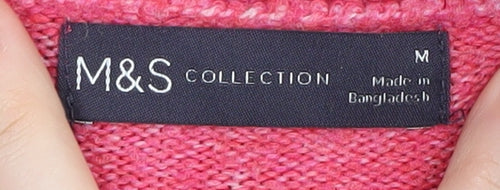 Marks and Spencer Women's Pink Pullover Jumper M