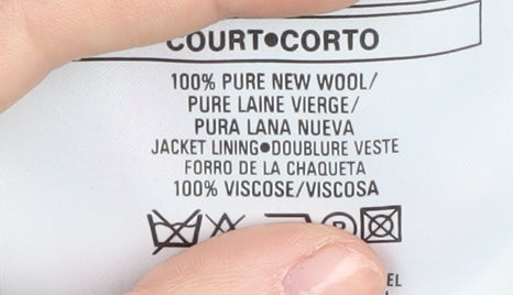 Marks and Spencer Men's Grey Check Blazer, Size 40S