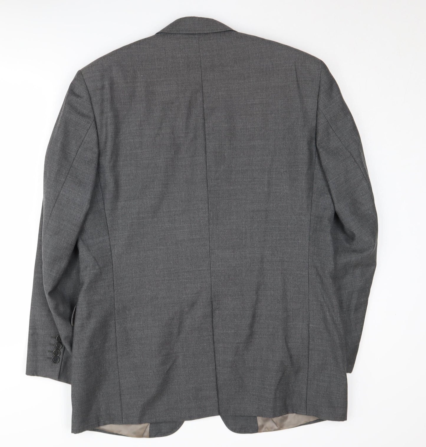 Marks and Spencer Men's Grey Medium Wool Suit Jacket 40R