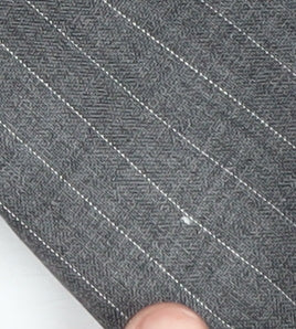 Marks and Spencer Men's Grey Striped Blazer, 38 Long