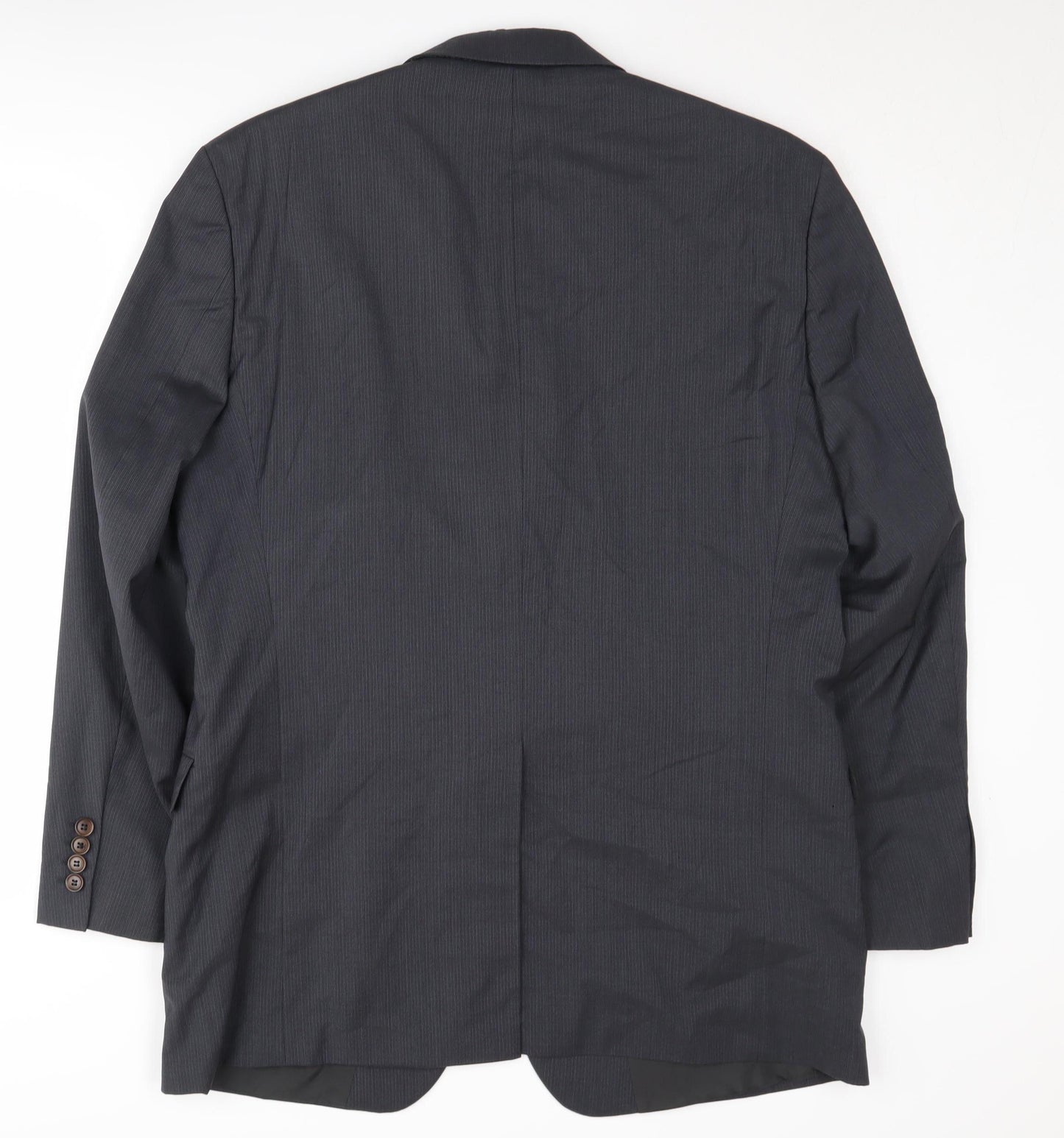 Hugo Boss Men's Blue Suit Jacket, Size 40, Wool