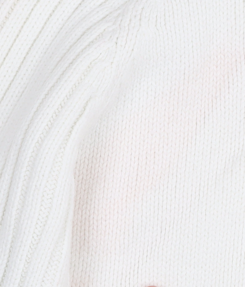 Marks and Spencer Women's White High Neck Zip Jumper Size 18