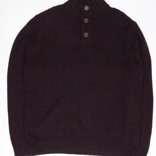 RJR John Rocha Men's Black XL Henley Jumper
