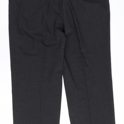 Taylor & Wright Men's Black Wool Trousers, Size 36 S