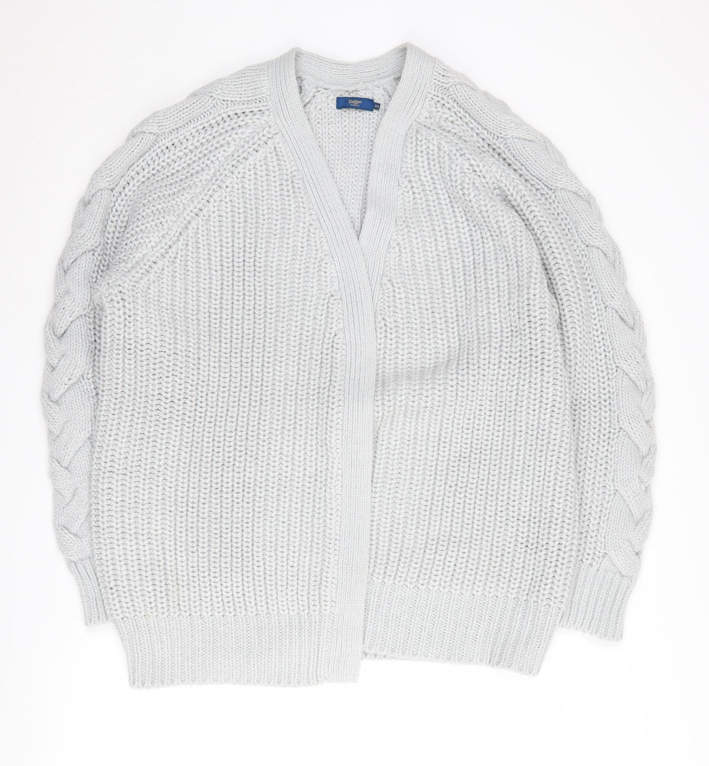 Cotton Traders Women's Grey Cardigan Size 20 Relaxed Fit