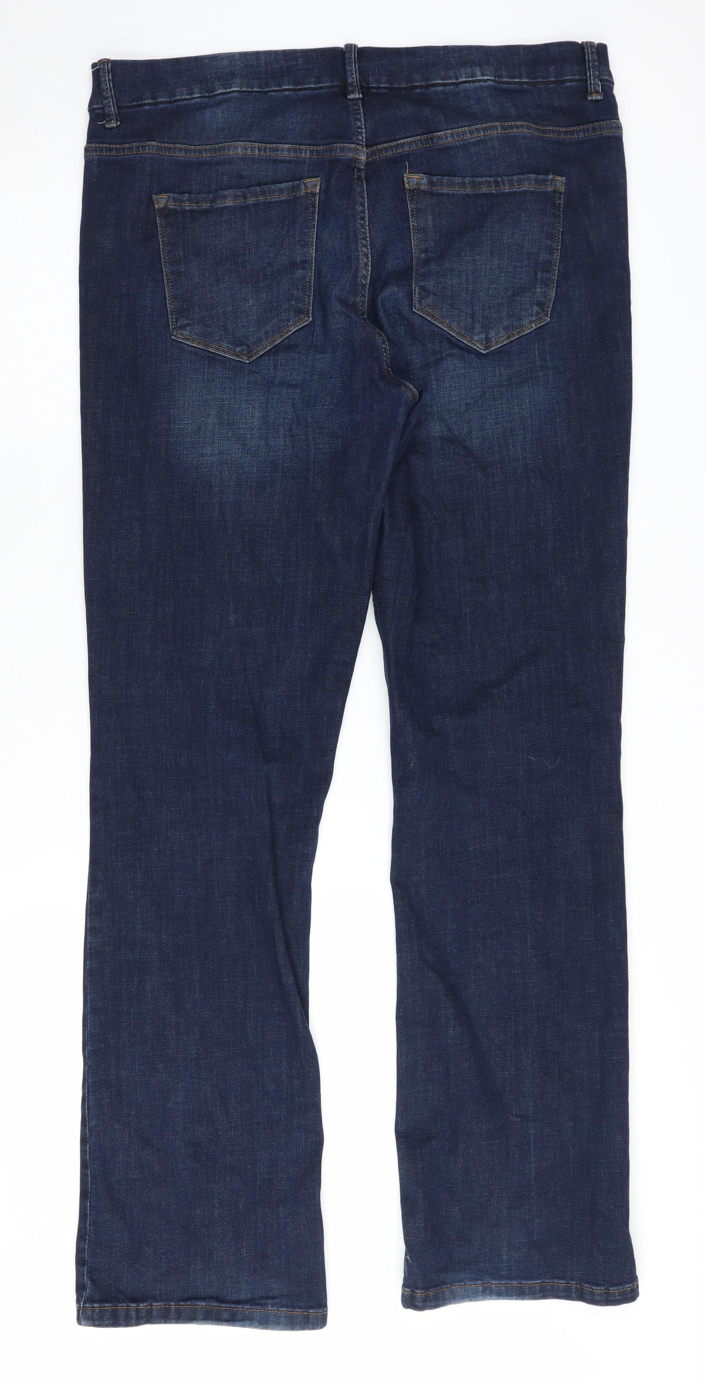 Debenhams Women's Blue Bootcut Jeans Size 16