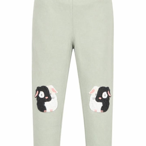 Next Girls Green Animal Print Leggings - Size 2 Years