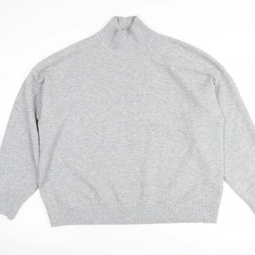 Marks and Spencer Grey High Neck Women's Large Jumper