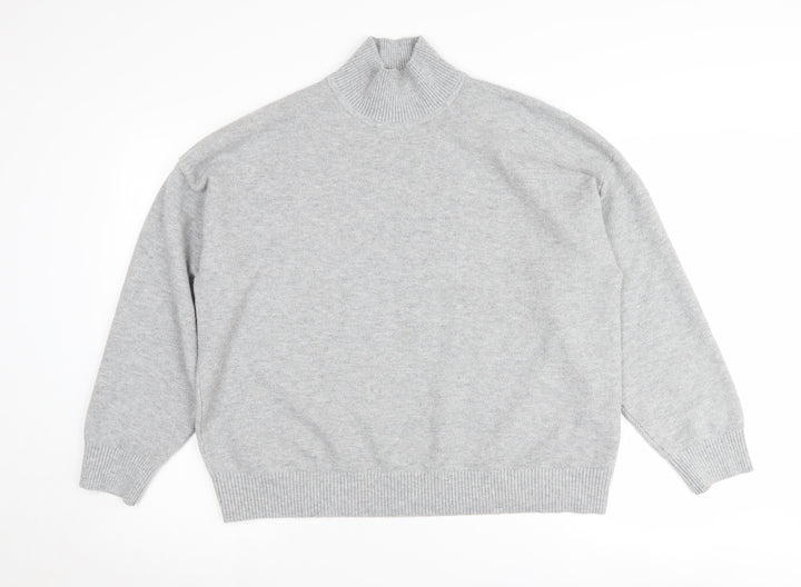 Marks and Spencer Grey High Neck Women's Large Jumper