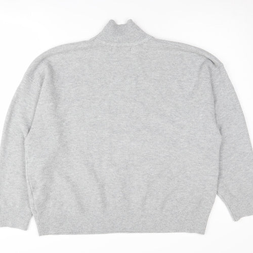 Marks and Spencer Grey High Neck Women's Large Jumper