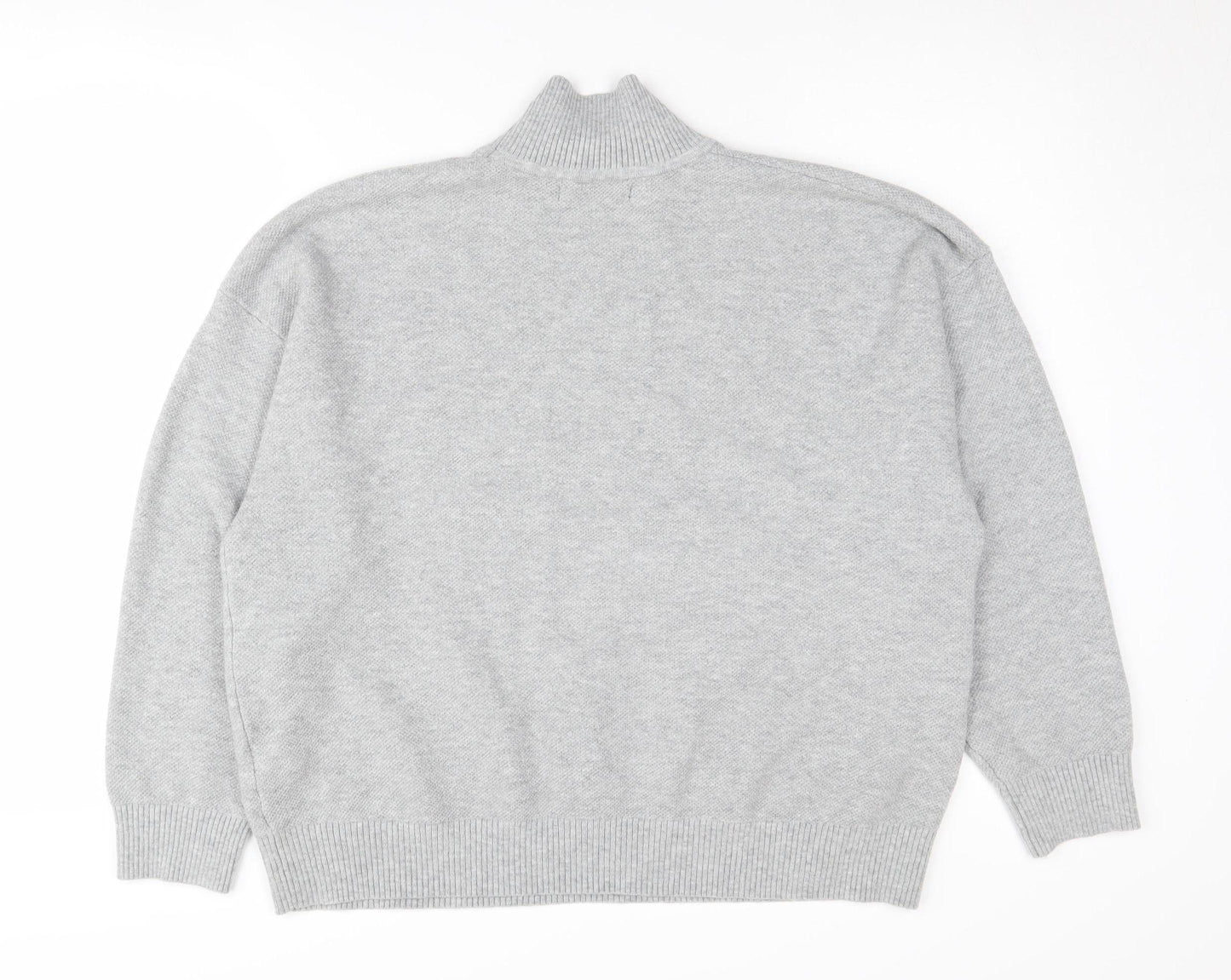 Marks and Spencer Grey High Neck Women's Large Jumper