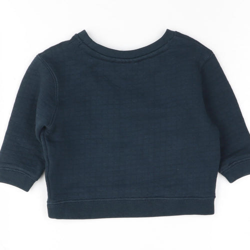 Firetrap Unisex Baby Pullover Jumper, Blue, 12-18 Months