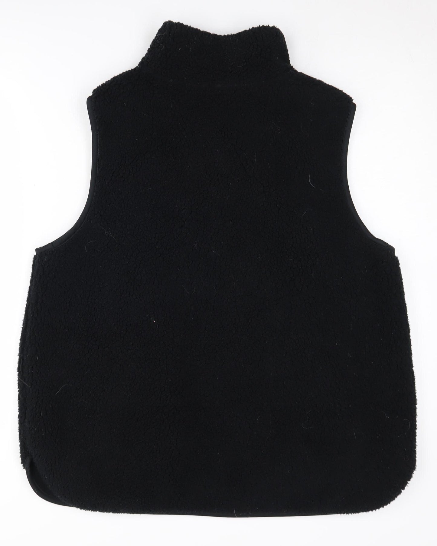 Marks and Spencer Women's Black Fleece Waistcoat Size 14