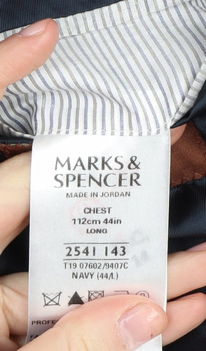 Marks and Spencer Blue Men's Blazer 44L