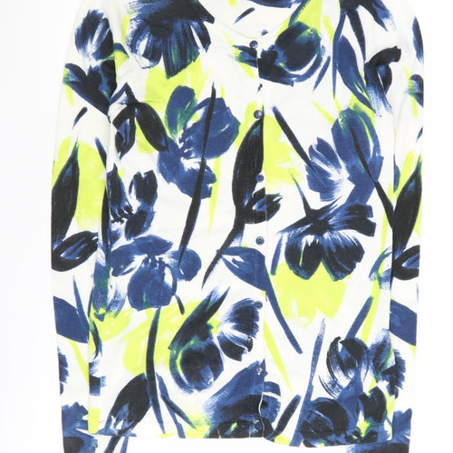 Next Women's Multicoloured Floral Cardigan Size 8