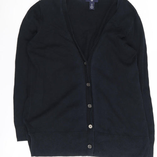 Gap Women's Black Cotton Cardigan, Size S