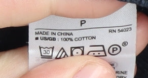 Gap Women's Black Cotton Cardigan, Size S