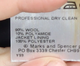 Marks and Spencer Men's Brown Check Blazer, 40S