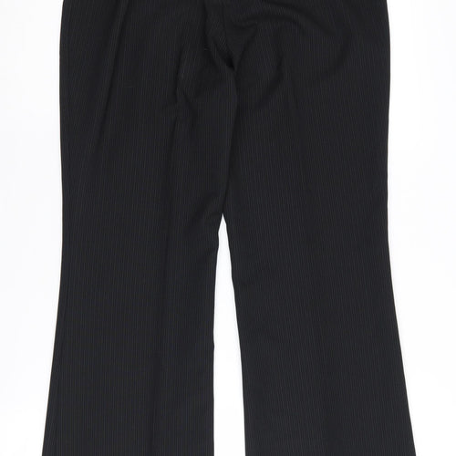 Autonomy Women's Black Striped Trousers Size 8