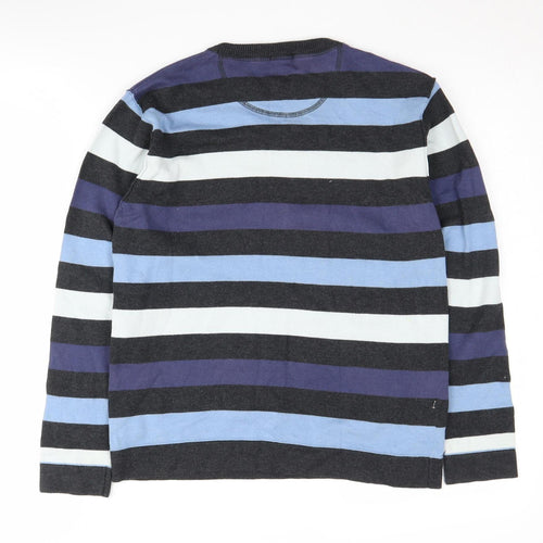 Next Boys Multicoloured Striped Pullover Jumper 11-12 Years